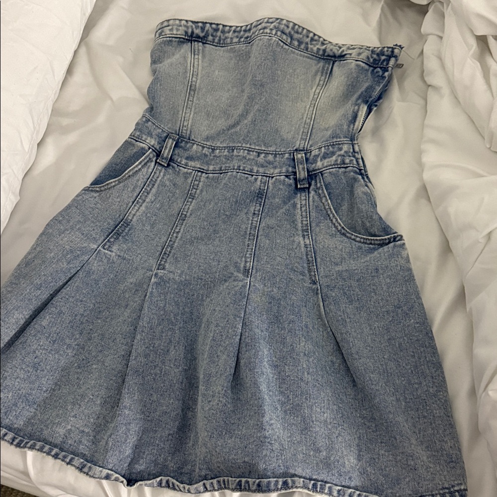 Forever 21 Blue Denim Dress